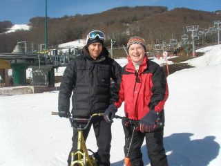Stéphane Courtial vous initie au snowscoot !