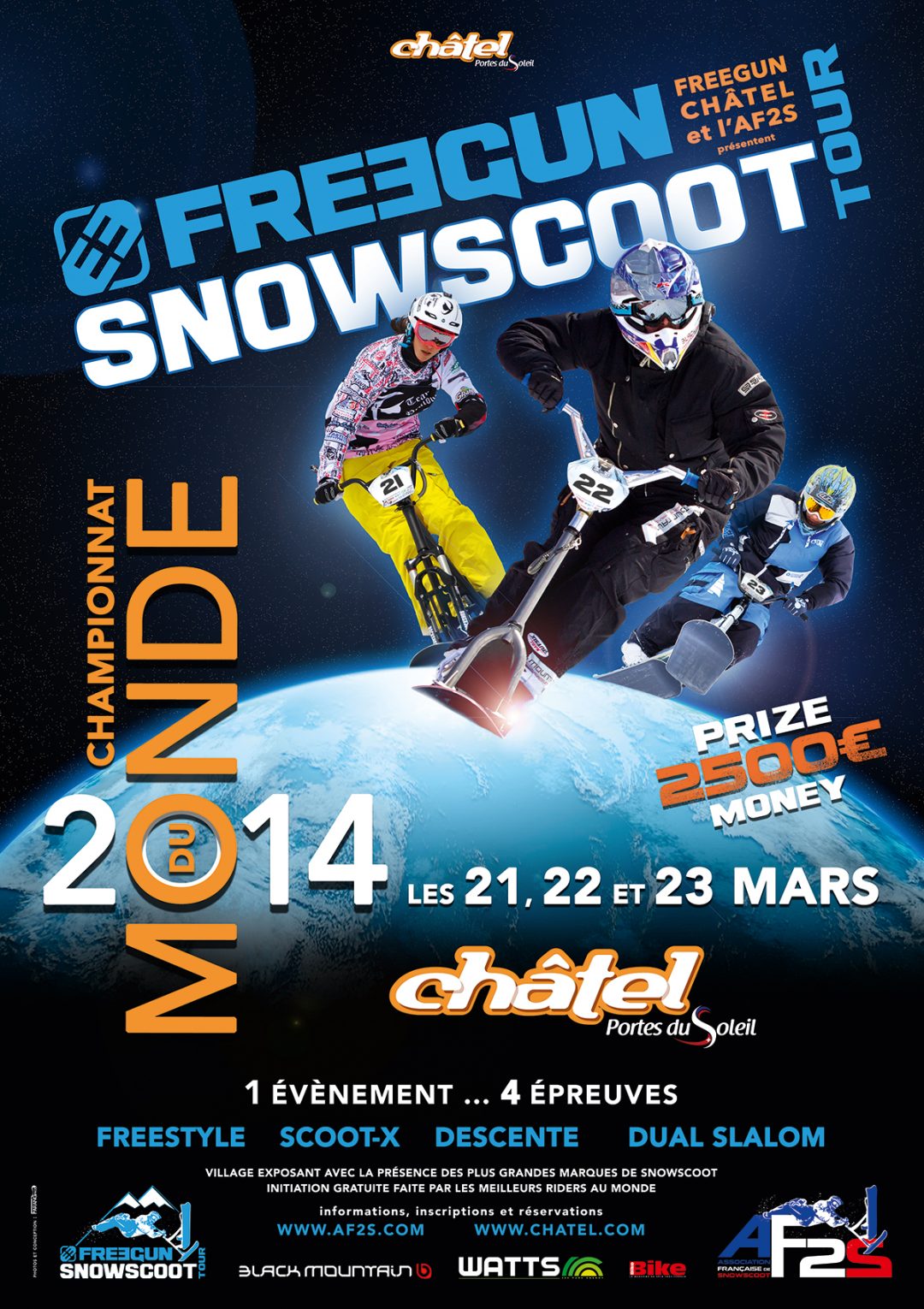 Affiche des championnats du monde 2014 à Châtel