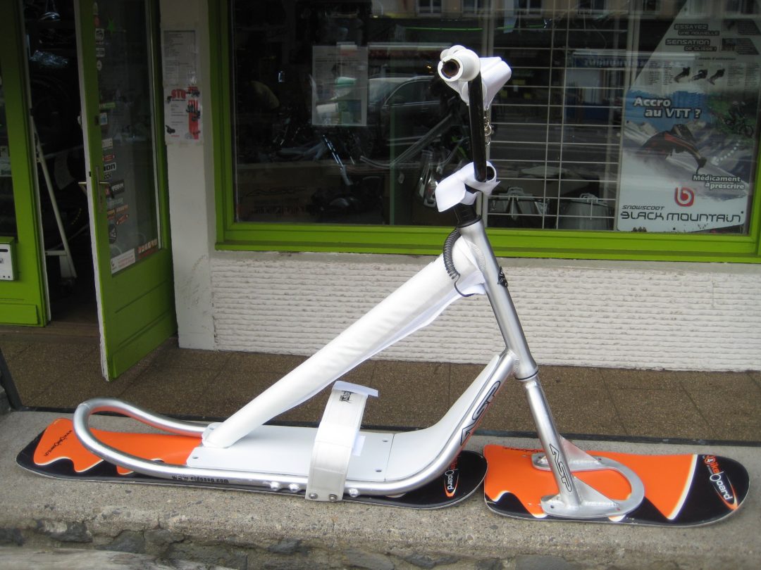snowscoot alu occas blanc 2014