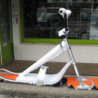 snowscoot alu occas blanc 2014