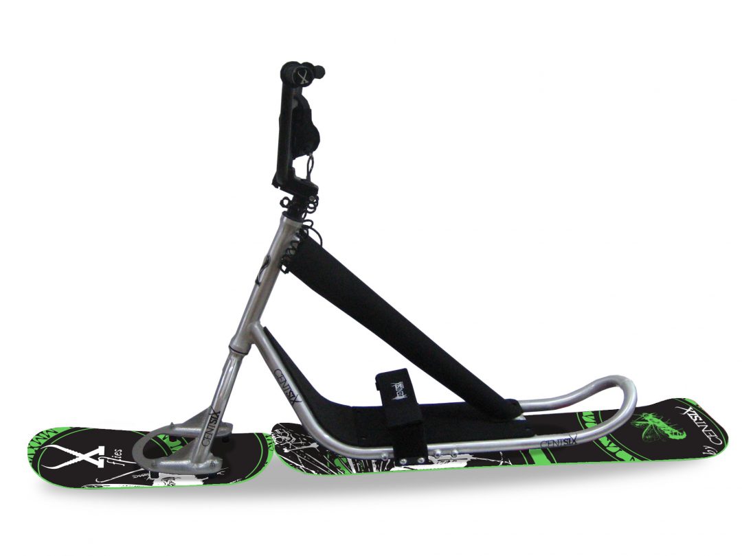snowscoot centsix x-flies green 2017