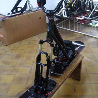Snowscoot black mountain psyko fx noir 2017 occasion 4