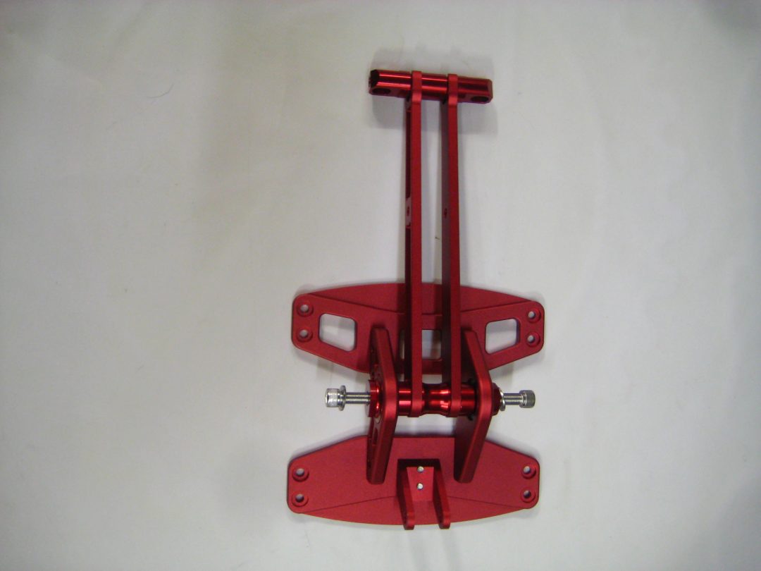platine avant V-brake centsix rouge