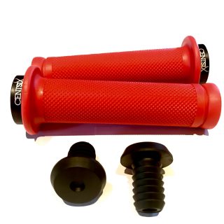 Poignées snowscoot Centsix Lock On rouge – Image 2