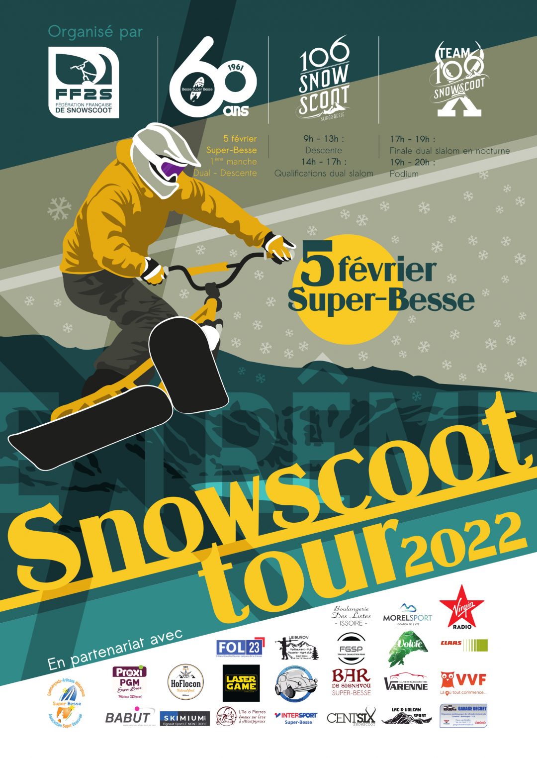 Snowscoot Tour 2022 le 5 février à Super-Besse