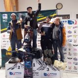 X'trème Snowscoot Tour 2022 Super-Besse, podium Dual Slalom