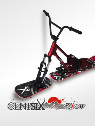 Snowscoot Centsix FSX 1.0 rouge et board Centsix FACE Arrow II