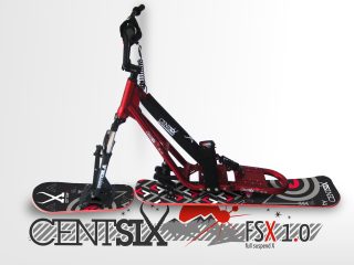 Snowscoot Centsix FSX 1.0 rouge et board Centsix FACE Arrow II