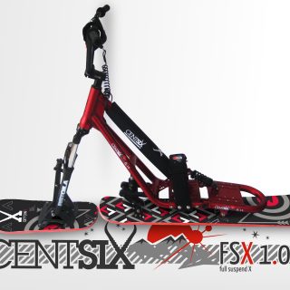 Snowscoot Centsix FSX 1.0 rouge et board Centsix FACE Arrow II