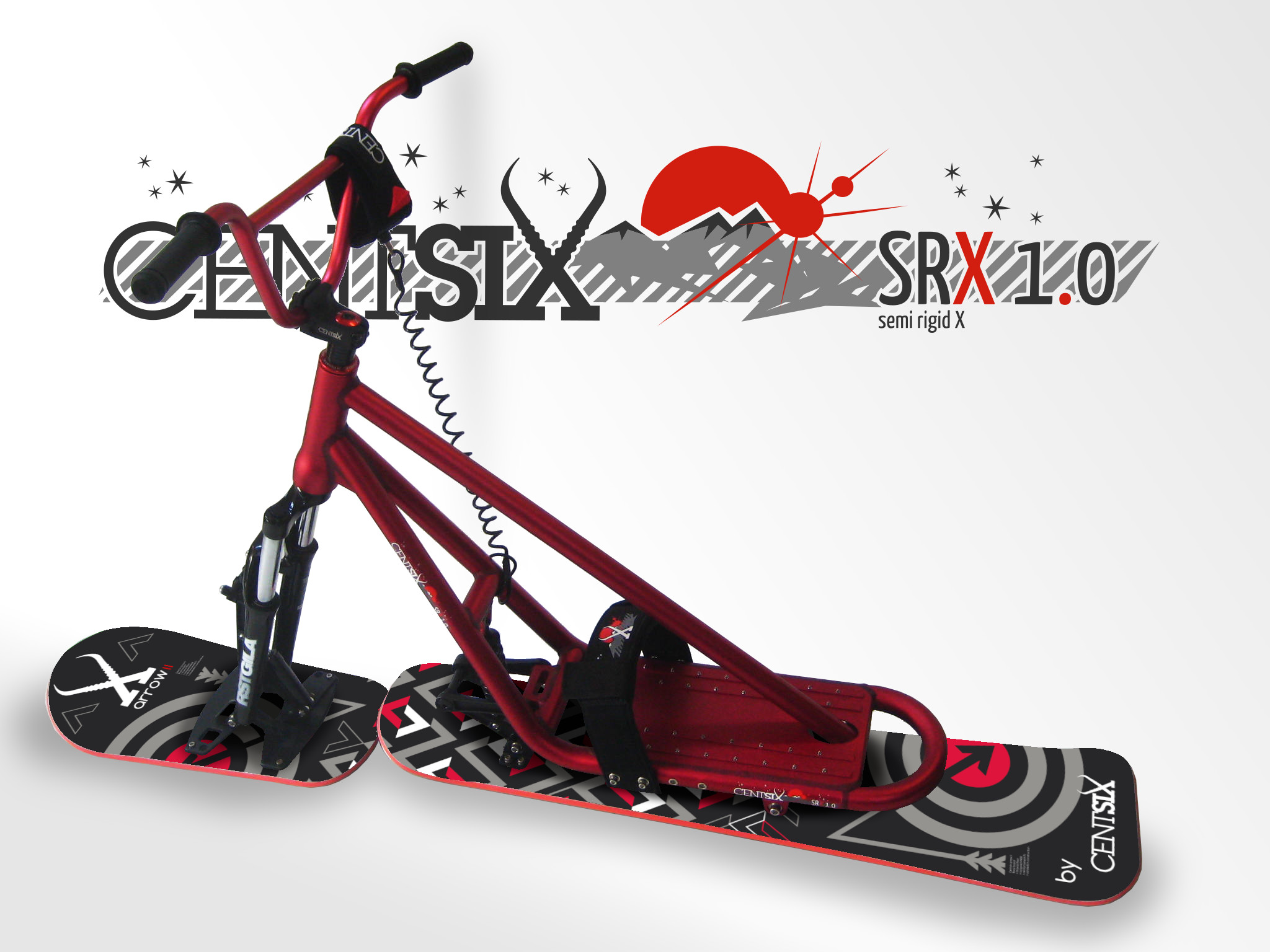 Draisienne snowscoot centsix suspendu