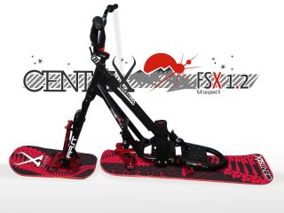 Snowscoot Centsix FSX 1.2 noir et board Centsix GenetiX rouge