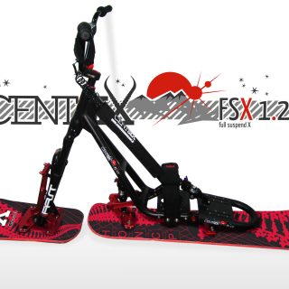 Snowscoot Centsix FSX 1.2 noir et board Centsix GenetiX rouge