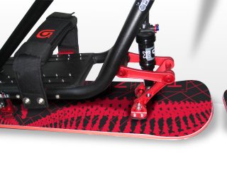 Snowscoot Centsix SRX 1.2 noir et board Centsix GenetiX rouge