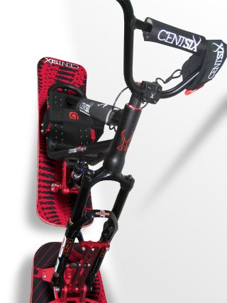 Snowscoot Centsix SRX 1.2 noir et board Centsix GenetiX rouge