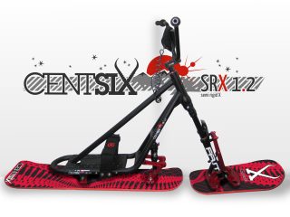 Snowscoot Centsix SRX 1.2 noir et board Centsix GenetiX rouge
