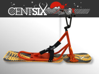 Snowscoot rigide Centsix RX orange, board GenetiX jaune