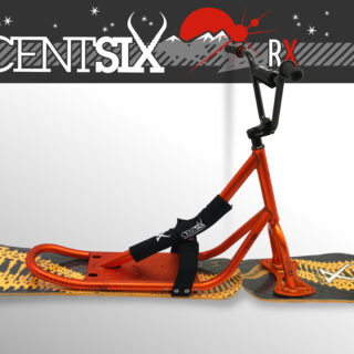 Snowscoot rigide Centsix RX orange, board GenetiX jaune