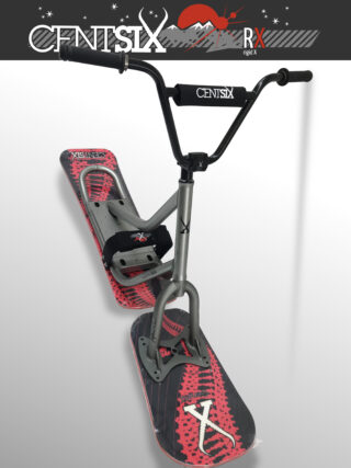 Snowscoot rigide Centsix RX titane, board GenetiX rouge