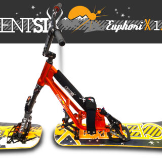 Snowscoot Centsix EuphoriX 1.6 orange avec board Centsix ClassiX orange