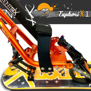 Snowscoot Centsix EuphoriX 1.6 orange avec board Centsix ClassiX orange