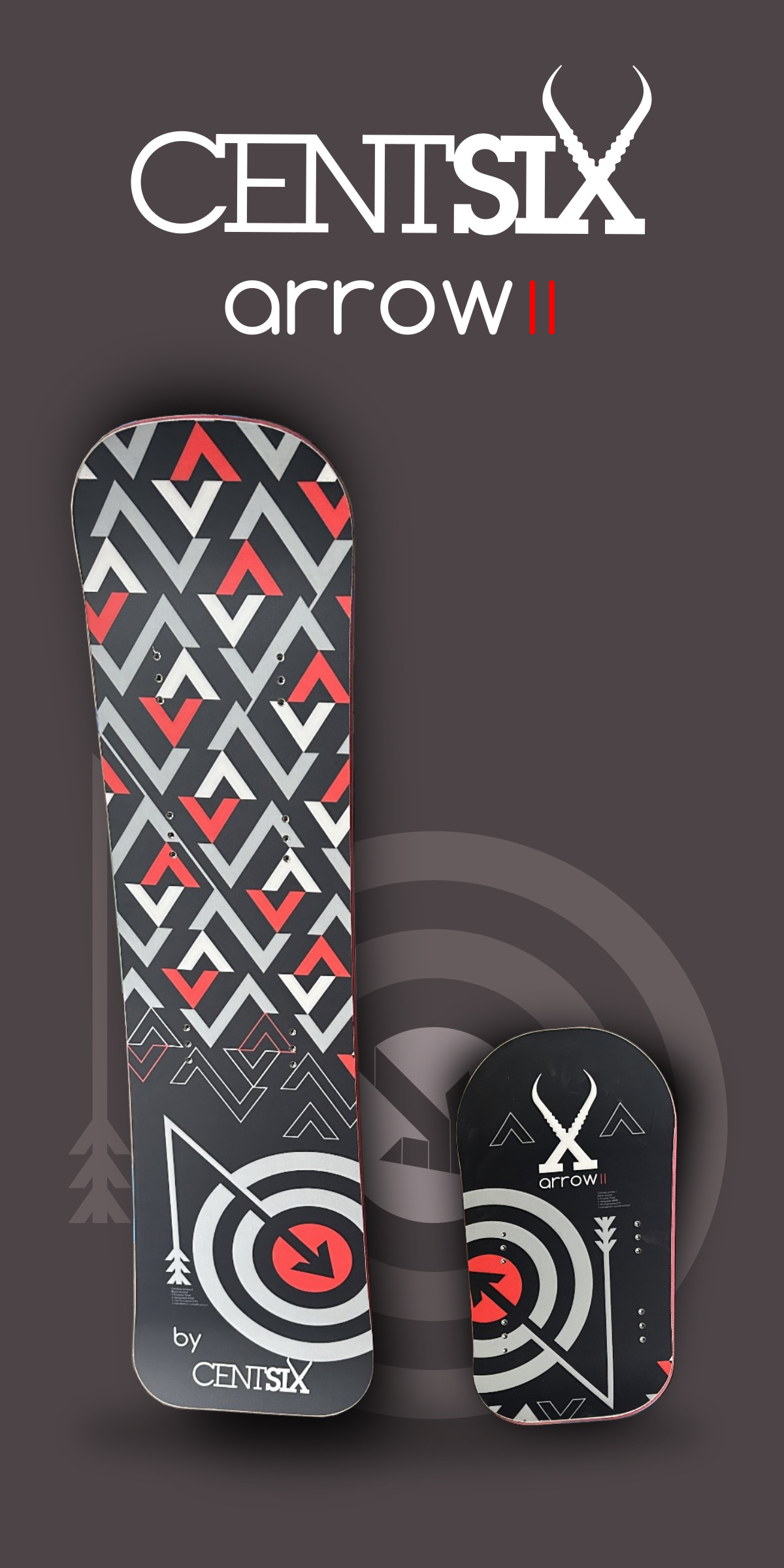 Board Fat snowscoot Centsix Arrow II.
