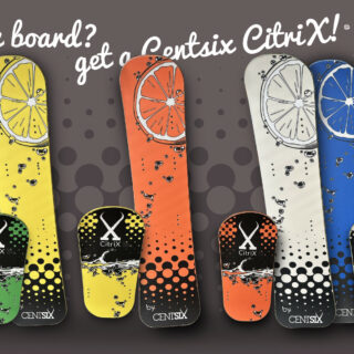 Board Race snowscoot Centsix CitriX 2024.