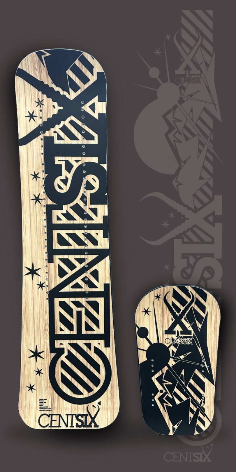 Board Snowscoot Centsix Fat ClassiX Wood 2025