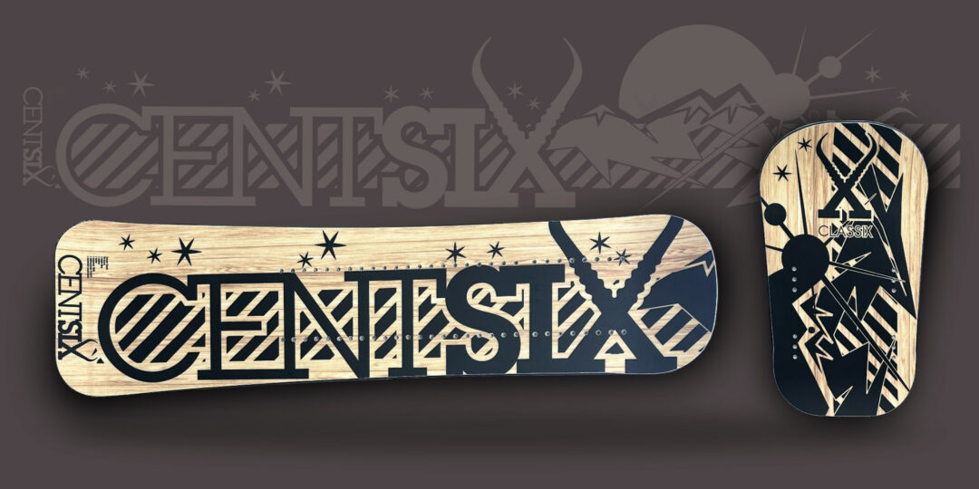 Board Fat snowscoot Centsix ClassiX wood.
