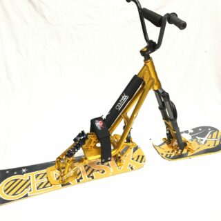 Snowscoot Centsix Euphorix Spring Full Gold board FAT ClassiX Yellow 3