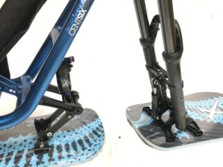 Snowscoot Centsix Euphorix Spring Blue Black board FAT GenetiX Blue 5