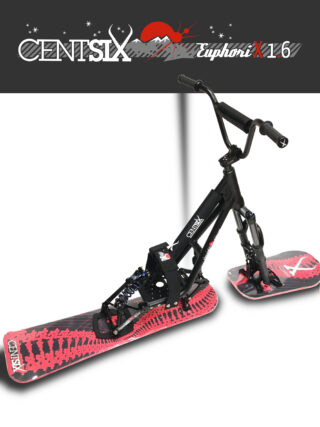 Snowscoot Centsix Euphorix Full Black boards Centsix GenetiX Red