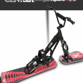 Snowscoot Centsix Euphorix Full Black boards Centsix GenetiX Red