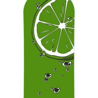 Design board Race snowscoot Centsix CitriX 2024 verte.