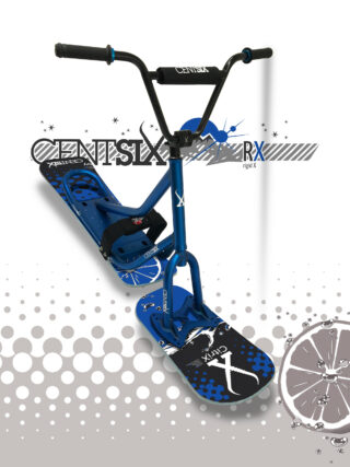 Snowscoot Centsix rigide RX bleu, board Centsix Race CitriX bleue.