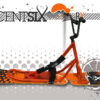 Snowscoot Centsix rigide RX orange, board Centsix Race CitriX orange.