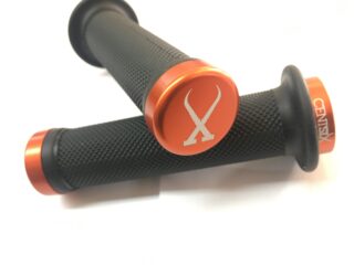 poignées Centsix double lock on noir orange