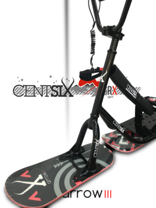 Snowscoot rigide Centsix RX noir et board Centsix Arrow III