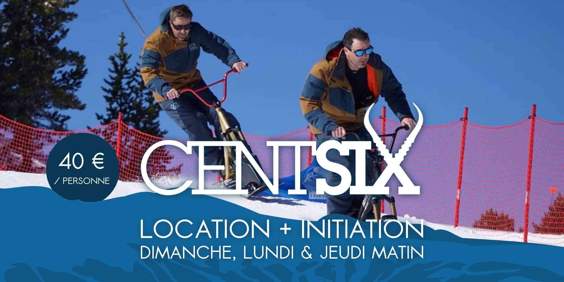 Initiation + Location demi-journée au snowscoot !