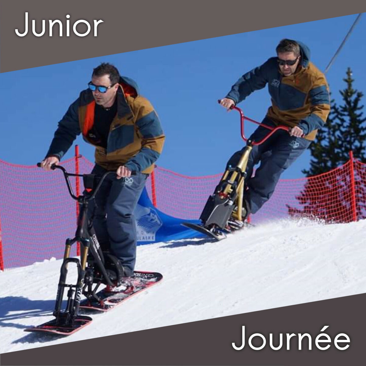 Réservation : Location de Snowscoot junior journée à 25 à 30 €
