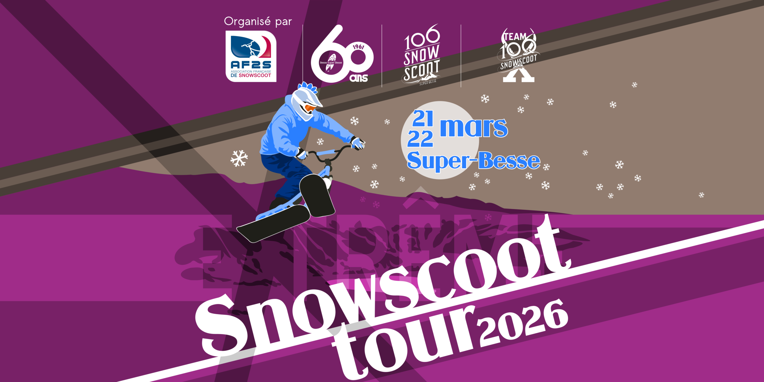 Snowscoot Tour 2026 à Super-Besse