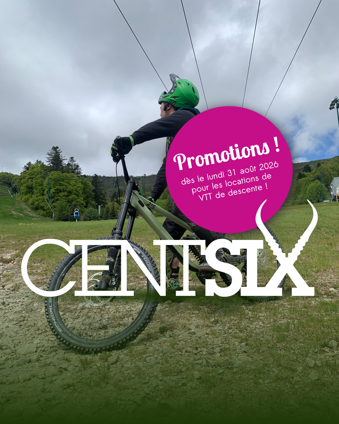 Promotions de fin de saison pour les locations de VTT de descente !
